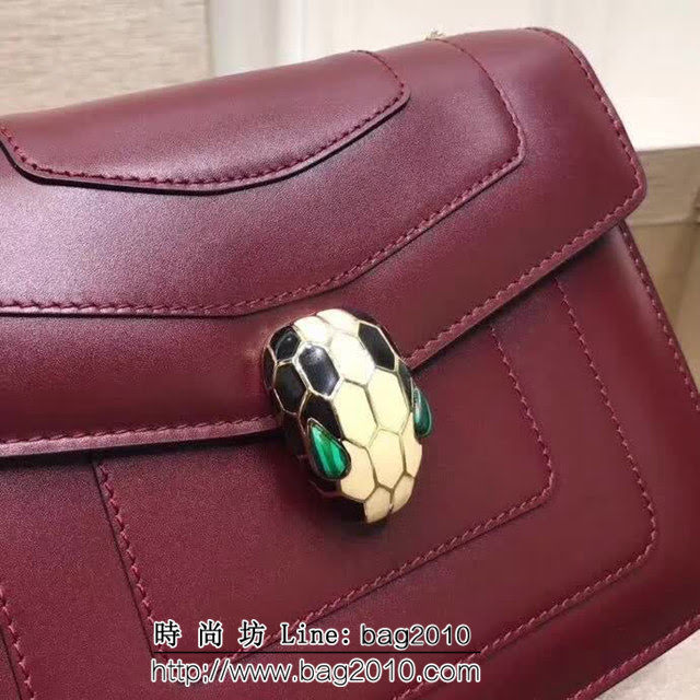 BVLGARI寶格麗 專櫃新款 蛇頭扣環 單層蛇頭包 鏈條單肩斜挎包 B283558 FYD1310